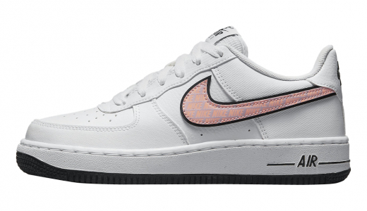 Nike Air Force 1 Low GS Sunset Glow White/Sunset Glow-Doll-Yellow Strike-Black DZ6307-100