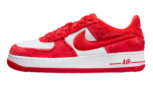 Nike Air Force 1 Low GS Valentine's Day 2024 Fire Red/Light Crimson-White-Pink Foam-Team Red FZ3552-612