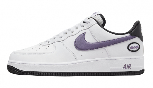 Nike Air Force 1 Low Hoops White Canyon Purple White/Canyon Purple-Black-White DH7440-100