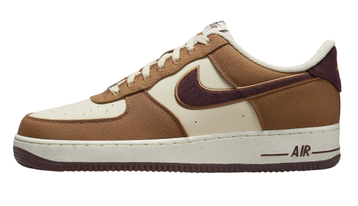 Nike Air Force 1 Low Light British Tan Light British Tan/Burgundy Crush FQ8713-200