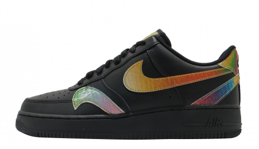 Nike Air Force 1 Low Misplaced Swooshes Black Multicolor Black/Multi-color-black CK7214001