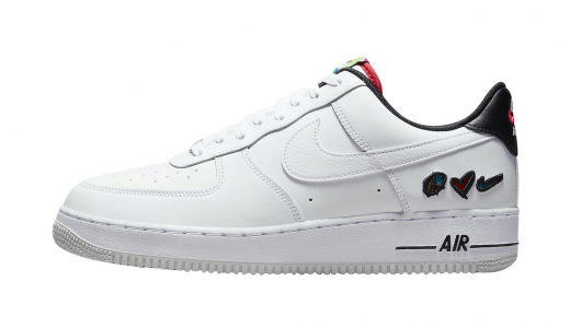 Nike Air Force 1 Low Peace, Love, Swoosh White/White-University Red DM8148-100