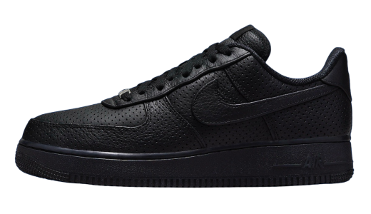 Nike Air Force 1 Low Perforated Black Black/Game Royal-Black HF8189-001