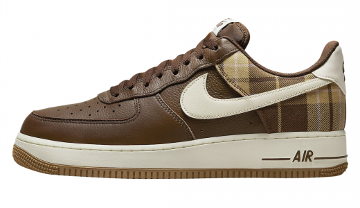 Nike Air Force 1 Low Plaid Cacao Cacao Wow/Pale Ivory-Cacao Wow DV0791-200