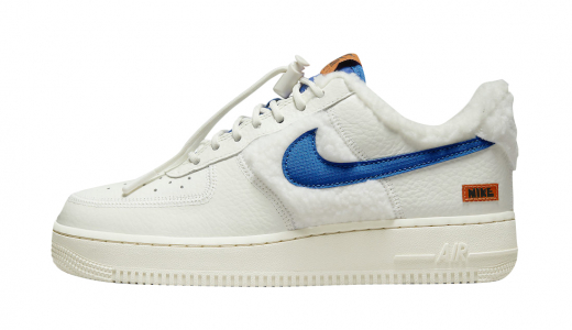 Nike Air Force 1 Low Sherpa Fleece White Blue White/Blue DO6680-100