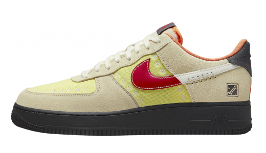 Nike Air Force 1 Low Somos Familia Día de Muertos Sanddrift/University Red-Lemon Wash-Dark Smoke Grey DZ5355-126