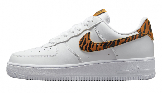 Nike Air Force 1 Low Tiger Stripes White/Black-Orange DD8959-108