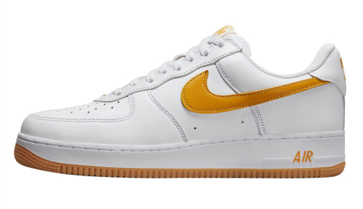 Nike Air Force 1 Low University Gold White/University Gold-Gum Yellow FD7039-100