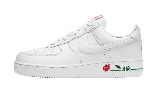 Nike Air Force 1 Low White Rose White/University Red-Pine Green CU6312-100