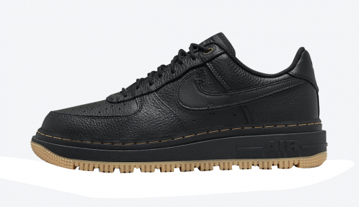 Nike Air Force 1 Luxe Black Gum Black/Black-Bucktan-Gum Yellow DB4109-001