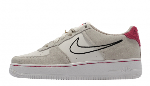 Nike Air Force 1 LV8 GS Light Stone Black Light Stone/Black-sail-university Red DB1561100