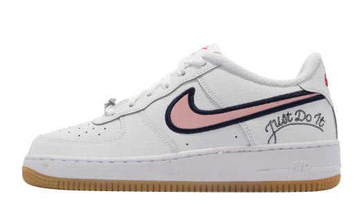 Nike Air Force 1 LV8 GS White Pink Glaze White/Pink Glaze-chile Red DB4542100