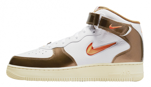 Nike Air Force 1 Mid Jewel Ale Brown White/Total Orange-Ale Brown-Beach DH5623-100