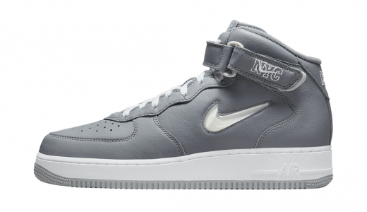 Nike Air Force 1 Mid Jewel NYC Cool Grey Cool Grey/White-Metallic Silver DH5622-001