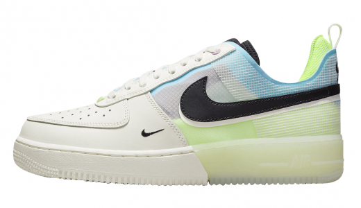 Nike Air Force 1 React White Neon White/Green-Black DM0573-101