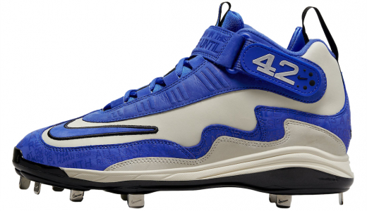 Nike Air Griffey 1 Cleat Jackie Robinson Coconut Milk/Black-Metallic Silver-Racer Blue DC9980-100