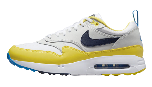 Nike Air Max 1 86 OG Golf Solheim Cup EU White/Obsidian-Tour Yellow-Photo Blue-Photon Dust FN8075-101