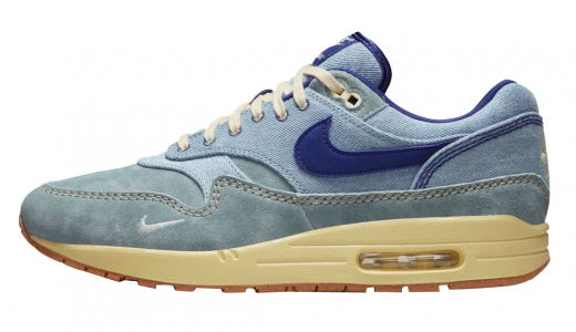 Nike Air Max 1 Dirty Denim Mineral Slate/Deep Royal Blue-Lemon Wash DV3050-300