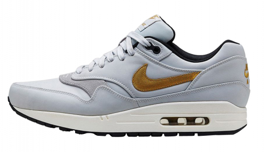 Nike Air Max 1 - Gold Hypervenom Pure Platinum / Metallic Gold - Black 665873001