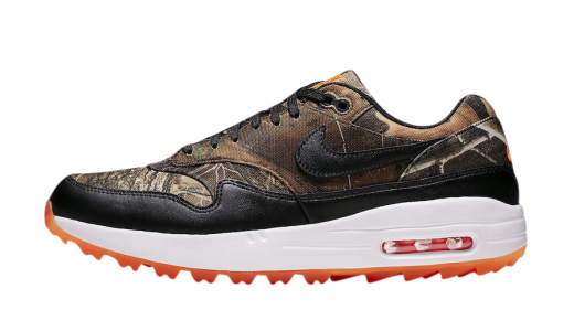 Nike Air Max 1 Golf Realtree Camo Baroque Brown/Total Orange-Summit White-Black BQ4804-210