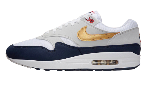 Nike Air Max 1 Olympic Obsidian/Metallic Gold-White HM9604-400