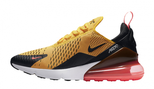 Nike Air Max 270 Black University Gold Black/University Gold-Hot Punch-White AH8050-004