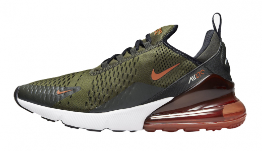 Nike Air Max 270 Olive Orange Olive/Orange-Black DQ4686-300