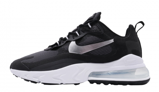 Nike Air Max 270 React Black Metallic Silver Black/Metallic Silver-white CQ4598071