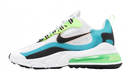 Nike Air Max 270 React SE Oracle Aqua Black Ghost Green Oracle Aqua/Black-ghost Green CT1265300