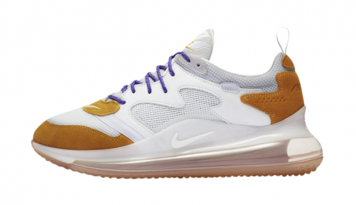 Nike Air Max 720 OBJ LSU Pure Platinum/Hyper Grape-Canyon Gold CK2531-001