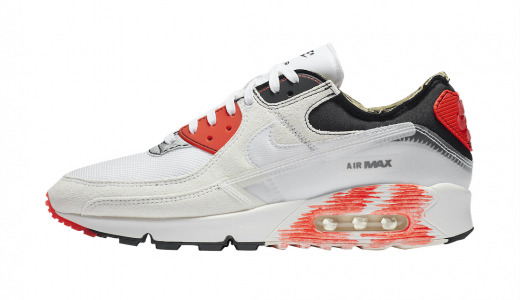 Nike Air Max 90 Archetype White/White-Black-Bright Crimson DC7856-100