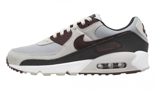 Nike Air Max 90 Burgundy Crush Wolf Grey/Burgundy Crush-Phantom-Black DQ4071-004