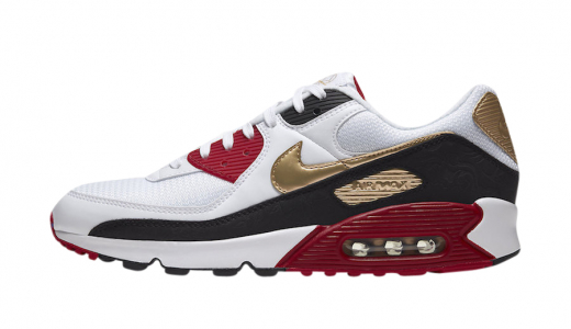 Nike Air Max 90 Chinese New Year White/Noble Red/Black/Metallic Gold CU3005-171