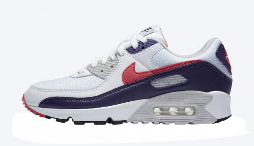 Nike Air Max 90 Eggplant White/Eggplant-Flare-Zen Grey CW1360-100