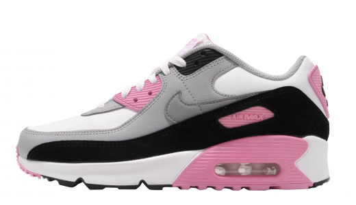 Nike Air Max 90 GS Rose Pink White/Particle Grey-lt Smoke Grey-rose CD6864104