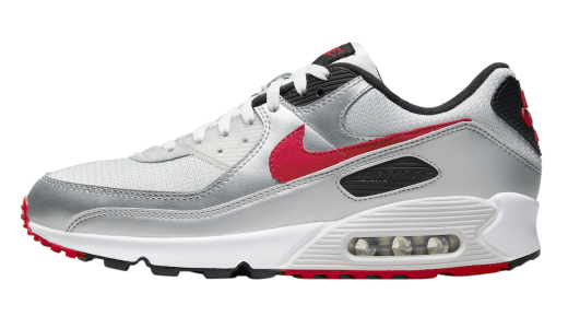 Nike Air Max 90 Icons White/Silver-Red-Black DX4233-001