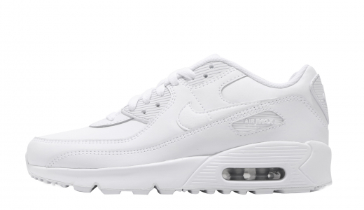 Nike Air Max 90 LTR GS White Metallic Silver White/White-metallic Silver CD6864100