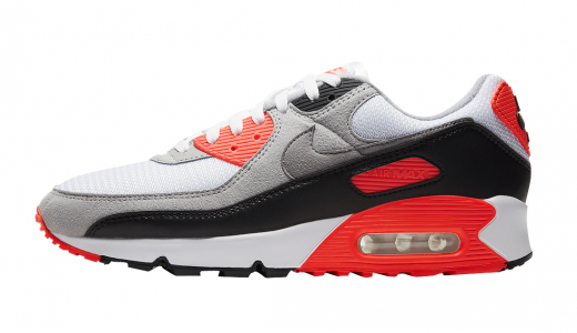 Nike Air Max 90 OG Infrared 2020 White/Black-Cool Grey-Radiant Red CT1685-100