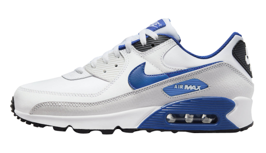 Nike Air Max 90 White Black Royal White/Black-Royal FN6843-100