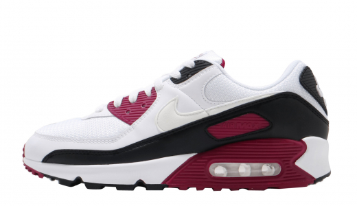 Nike Air Max 90 White New Maroon White/White-new Maroon-black CT4352104