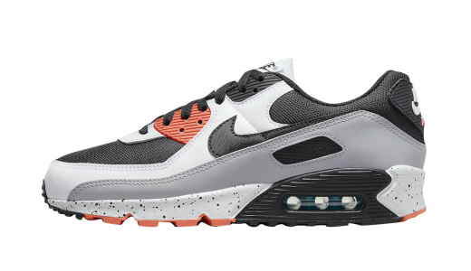 Nike Air Max 90 White Turf Orange White/Turf Orange-Aquamarine-Black DC9845-100