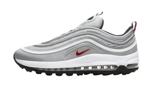 Nike Air Max 97 Golf Silver Bullet Metallic Silver/White-Black-University Red CI7538-001