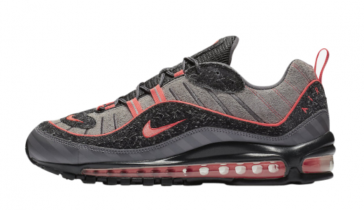 Nike Air Max 98 I-95 Gunsmoke/Lava Glow-Thunder Grey-Oil Grey BV6046-001