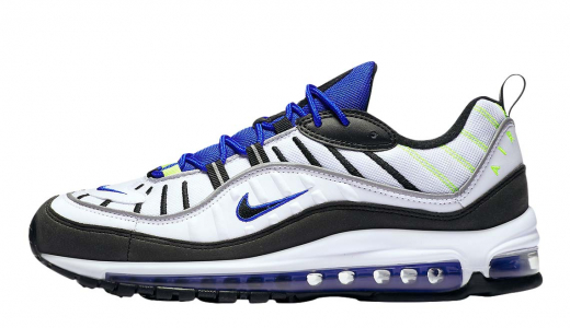 Nike Air Max 98 Racer Blue White/Black-Racer Blue-Volt 640744-103