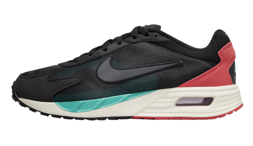 Nike Air Max Solo Black Metallic Dark Grey Black/Metallic Dark Grey-Clea Jade II-Vivid Sulfur-Track Red-Black DX3666-001