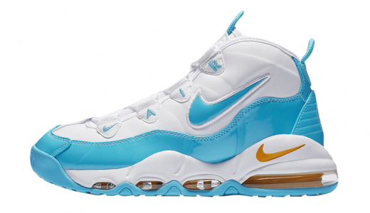 Nike Air Max Uptempo 95 Blue Fury White/Blue Fury-Canyon Gold CK0892-100