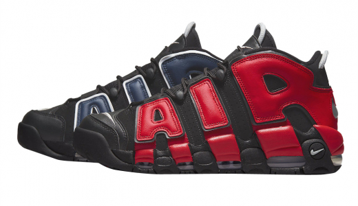 Nike Air More Uptempo Black Blue Red Black/Blue-Red DJ4400-001