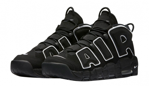 Nike Air More Uptempo Black White Black / White 414962002