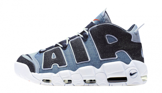 Nike Air More Uptempo Denim White/Obsidian-Total Orange CJ6125-100