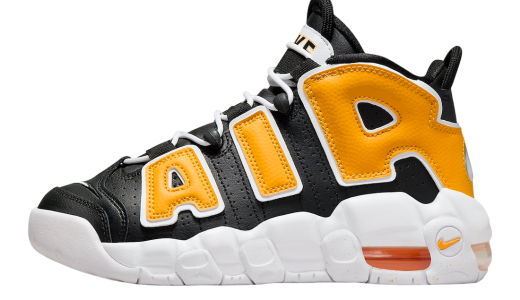 Nike Air More Uptempo GS Be True To Her School Black/White-University Gold FN0262-001